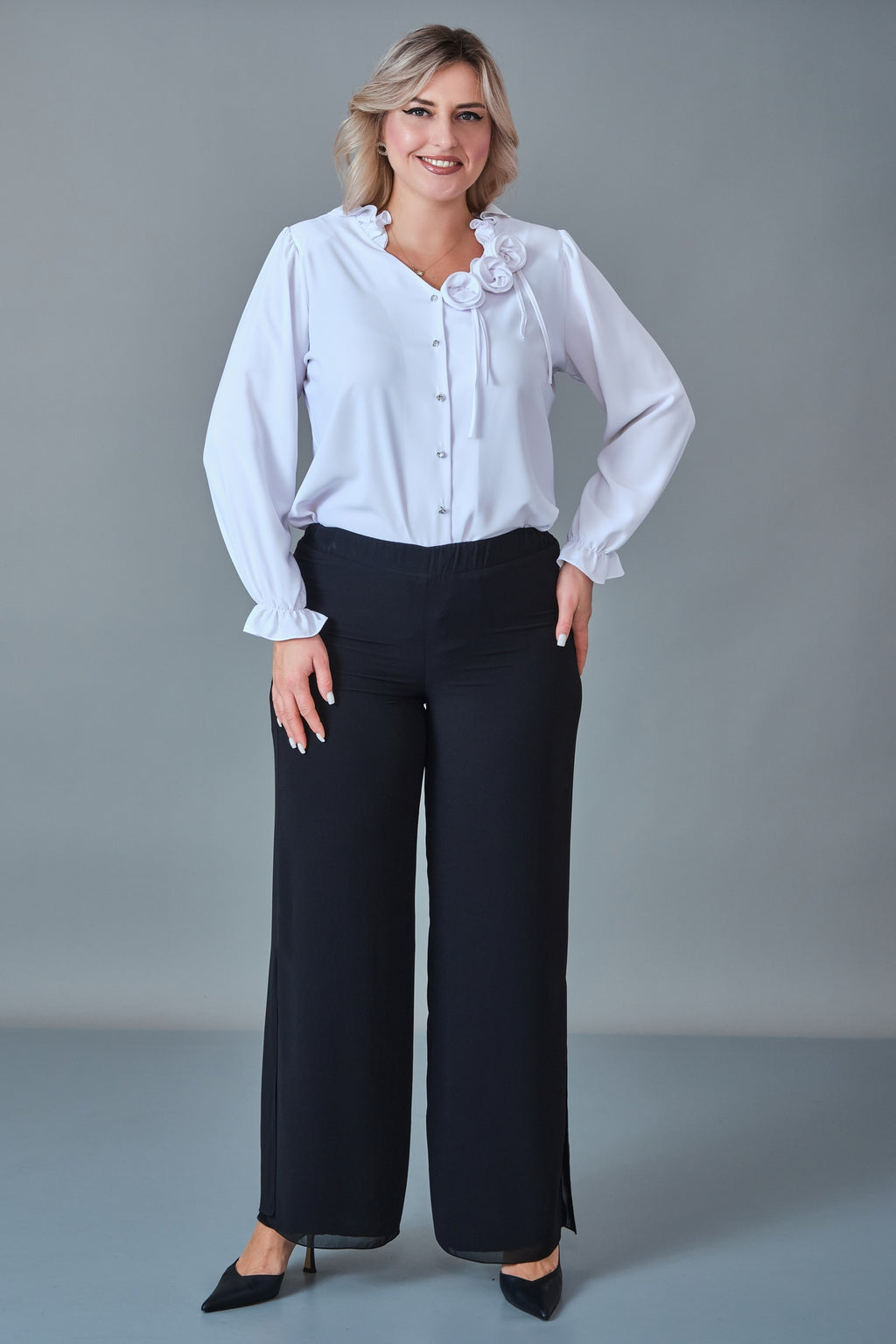 Kifayet - Plus Size Trousers (KFT27K18807-P)
