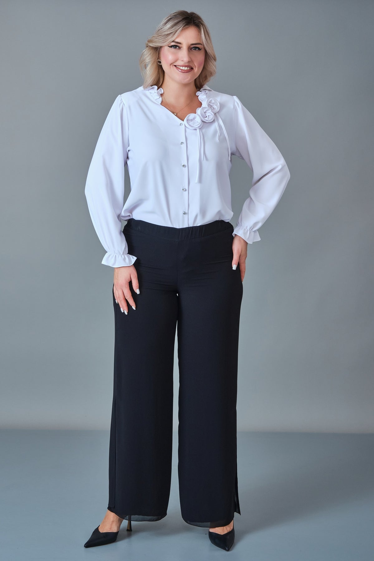 Kifayet - Plus Size Trousers (KFT27K18807-P)