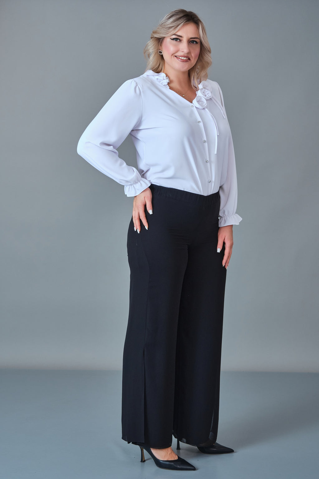Kifayet - Plus Size Trousers (KFT27K18807-P)