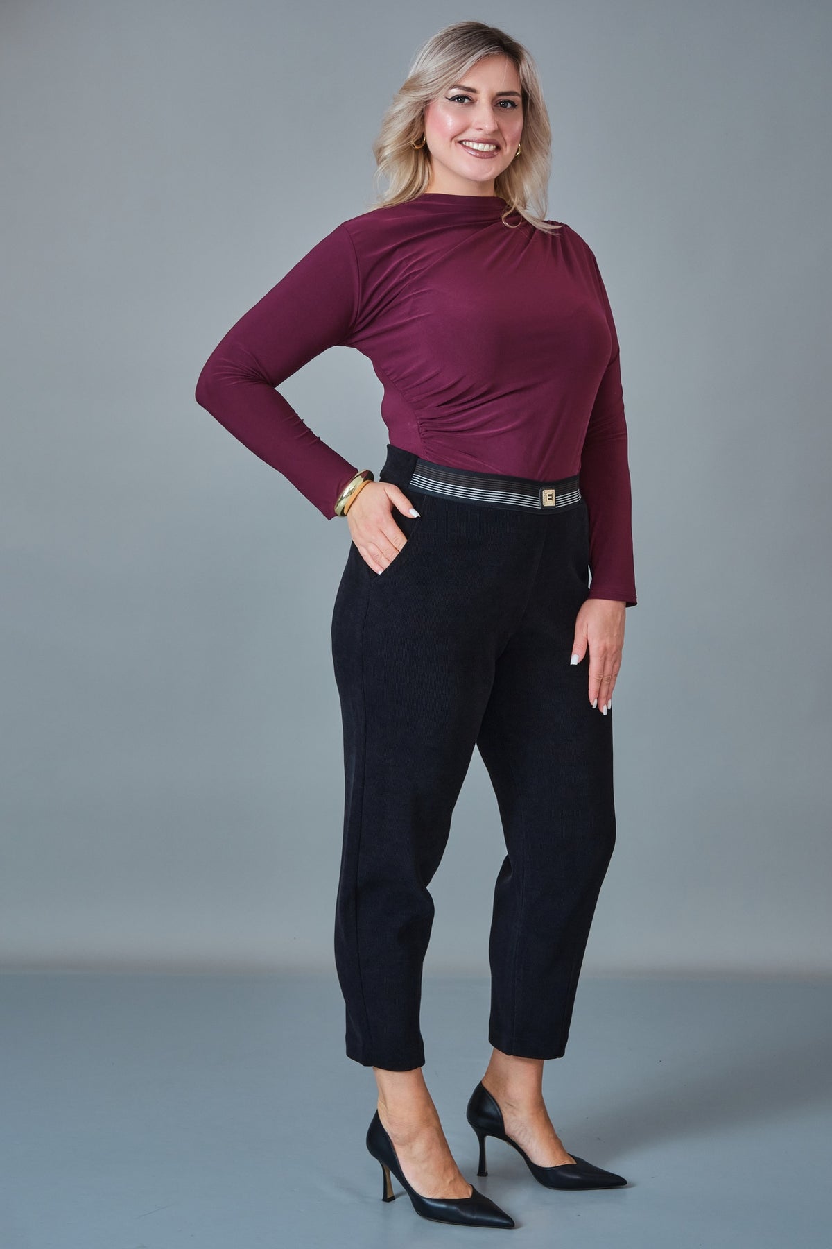 Elitline - Plus Size Trousers (ELT27K1-15-4143)