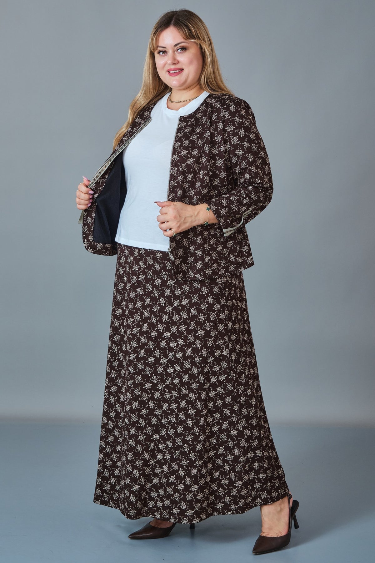 Gumanize - Plus Size Suit (GMZTK787-8494)