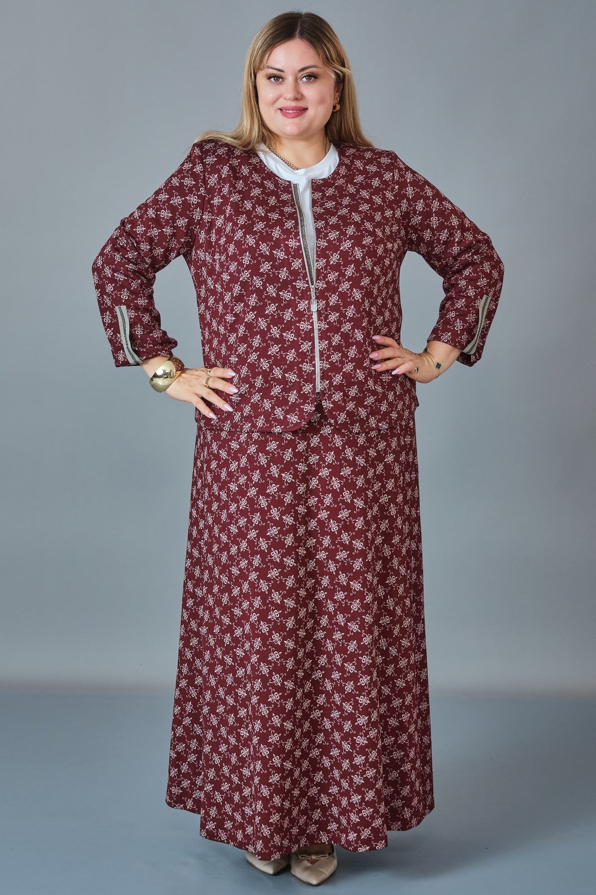 Gumanize - Plus Size Suit (GMZTK787-8494)