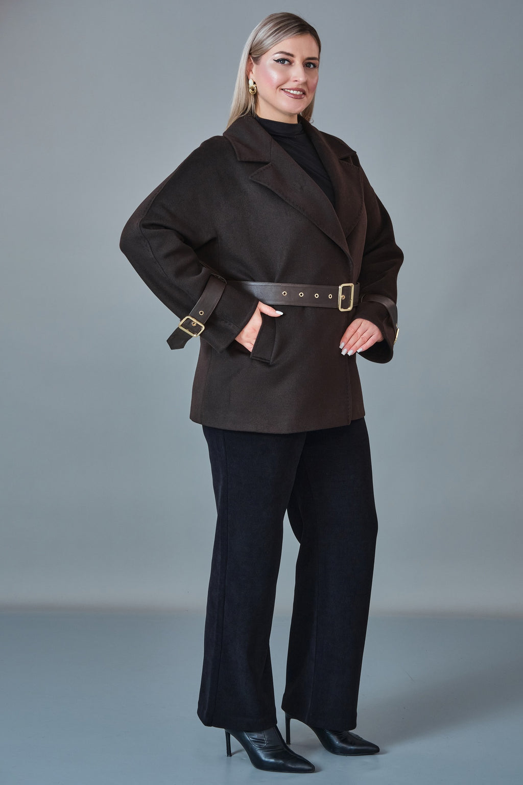 Renata - Plus Size Coat (MAX27K1728.8)