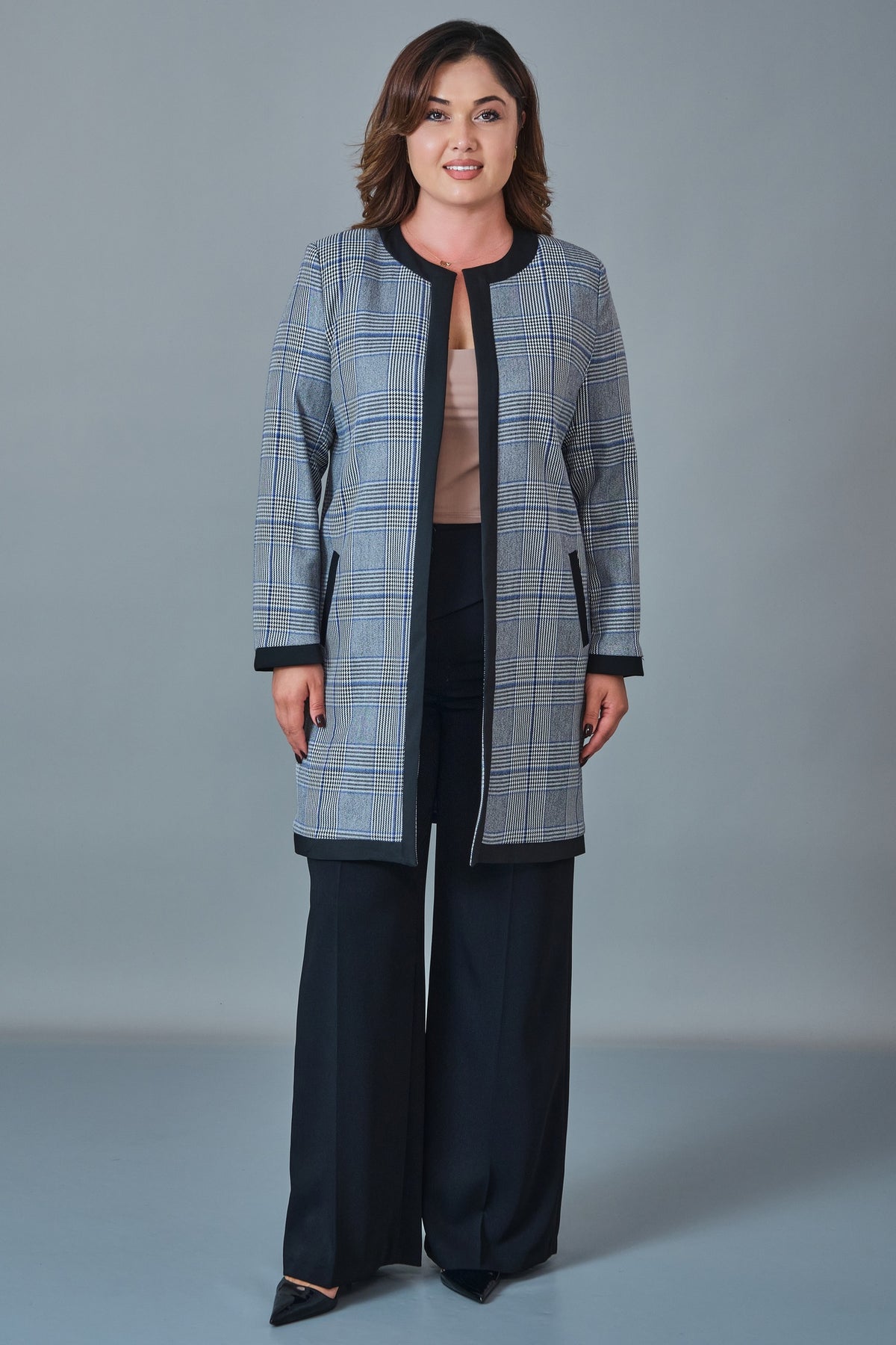 Selen - Plus Size Coat (SLN27K38347)