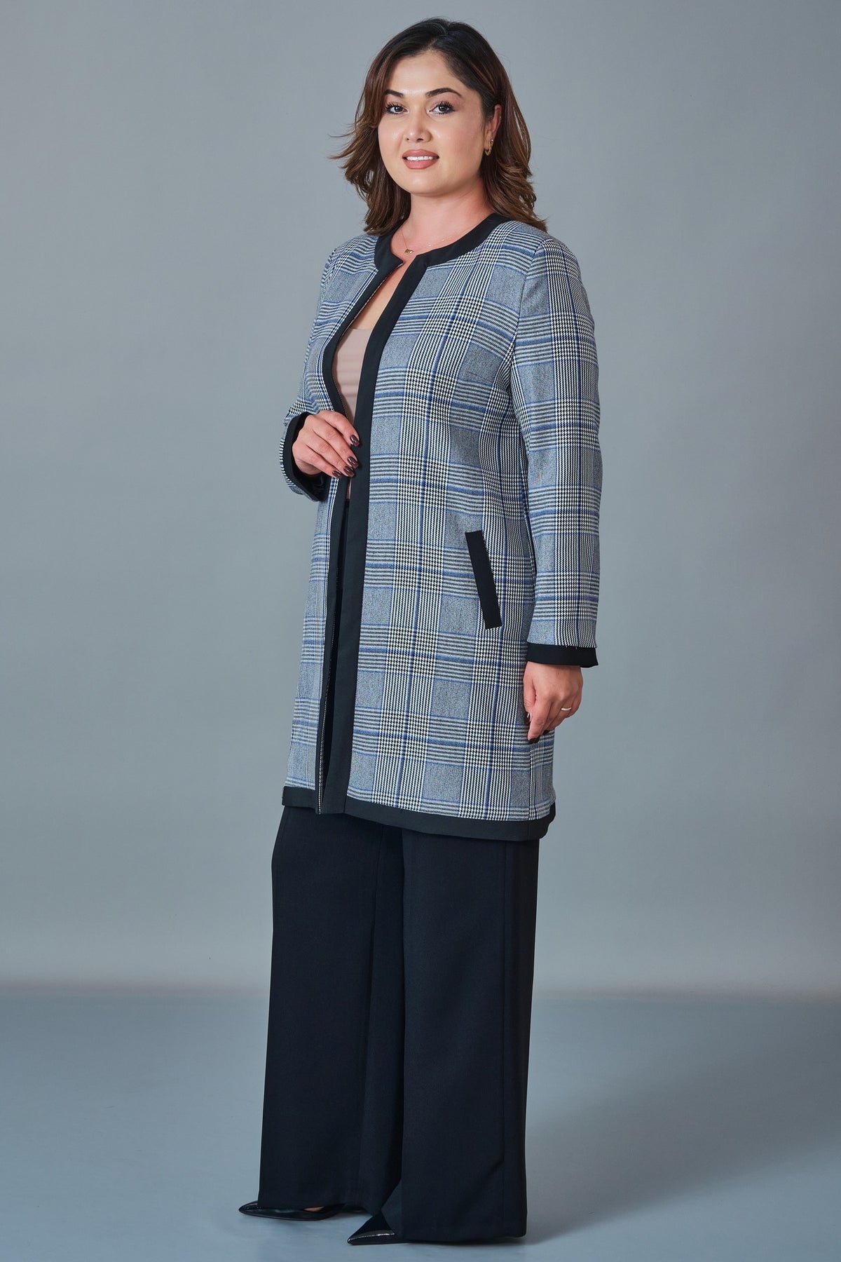 Selen - Plus Size Coat (SLN27K38347)