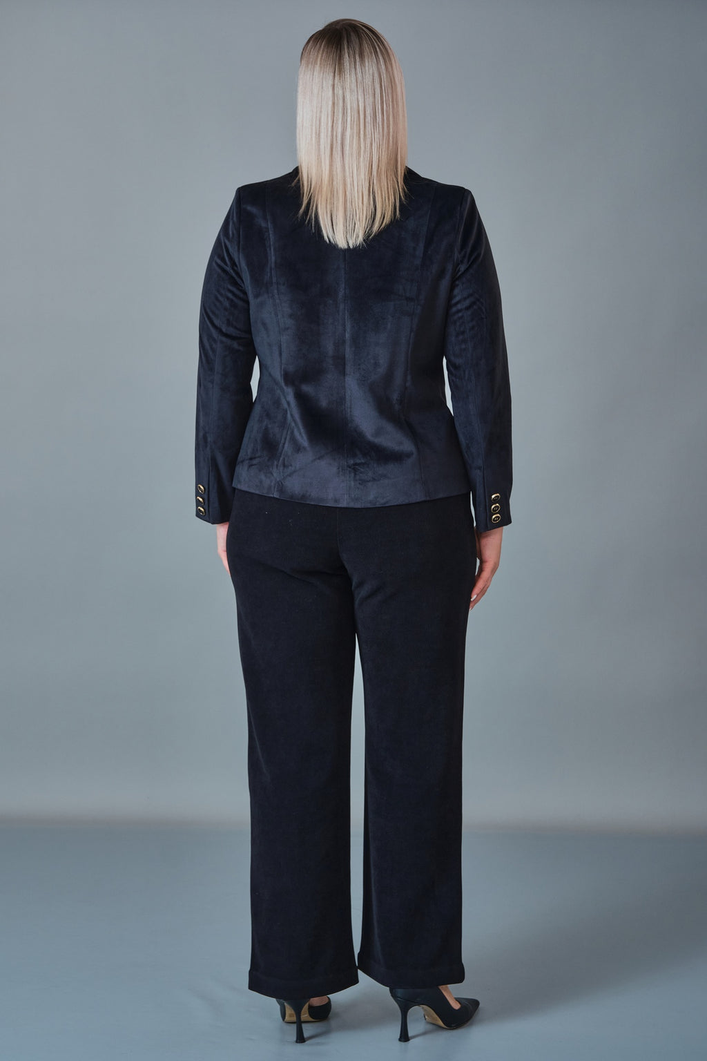 Hatunca - Plus Size Suit (HTC27K184080BB)