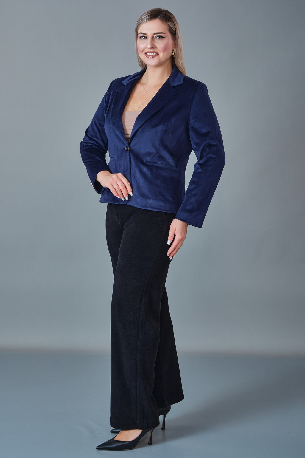 Hatunca - Plus Size Suit (HTC27K184080BB)