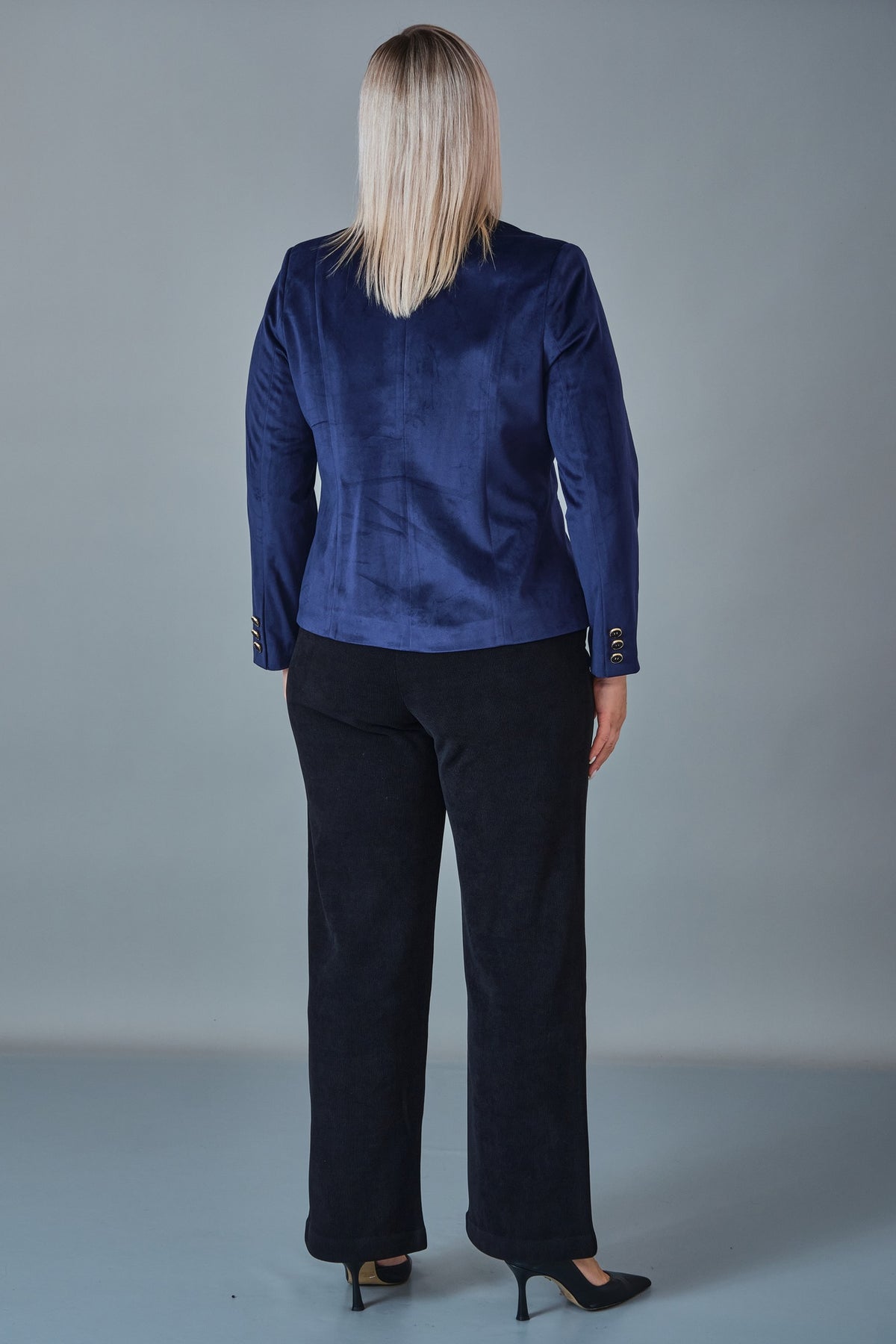 Hatunca - Plus Size Suit (HTC27K184080BB)