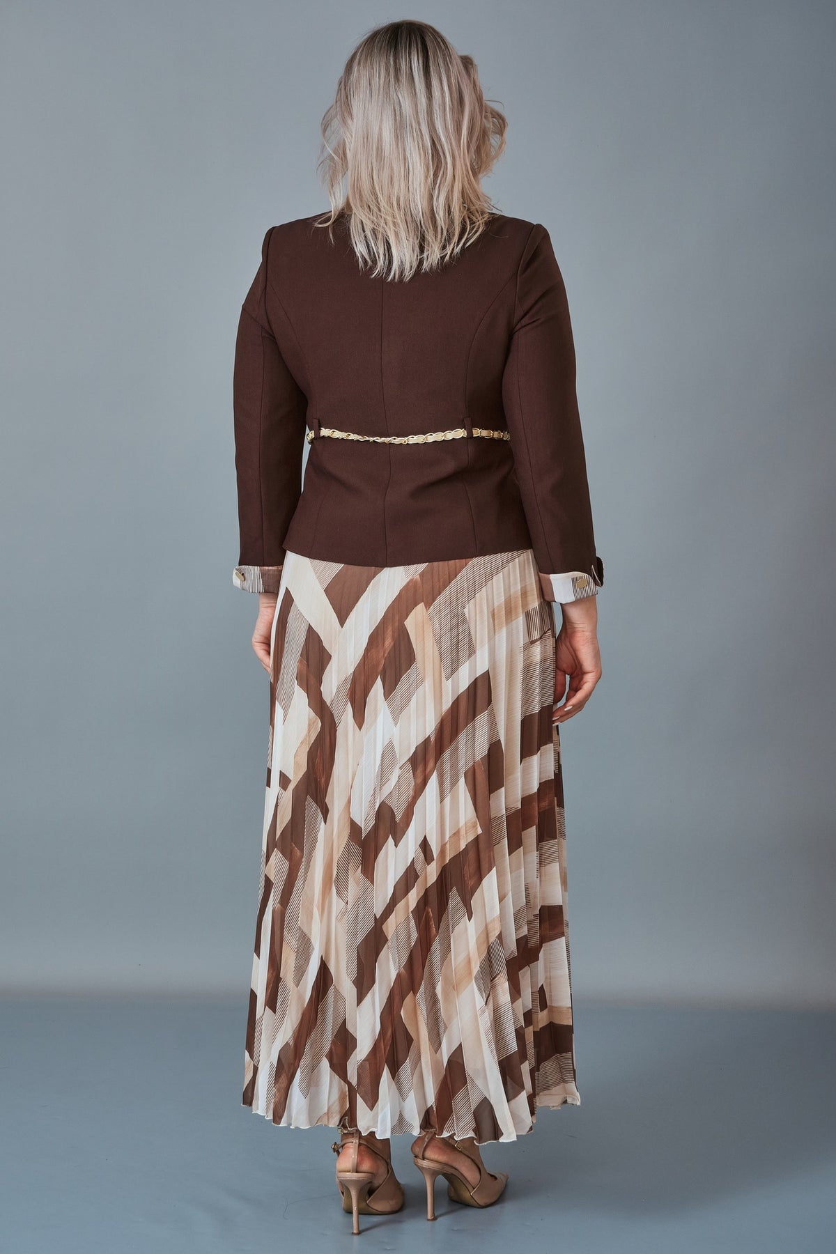 Hatunca - Plus Size Suit (HTC27K184254BB)