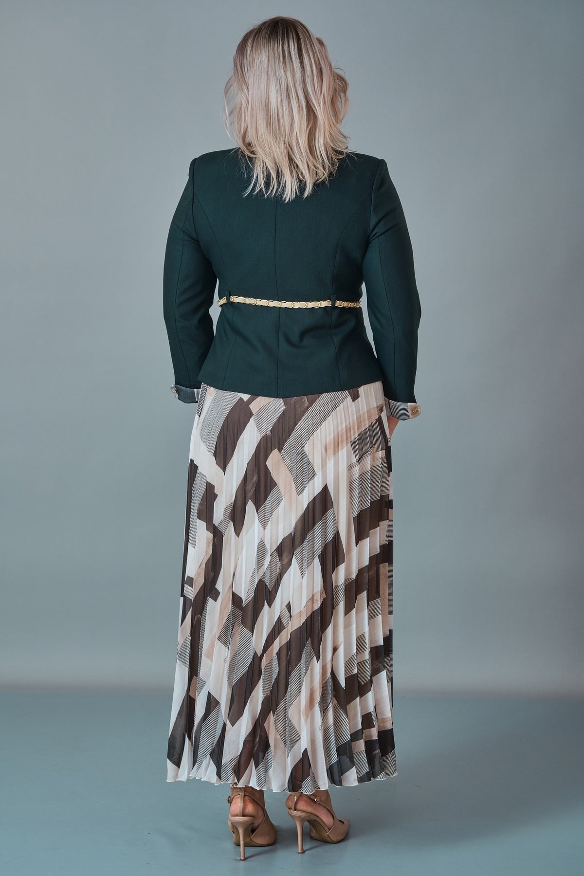 Hatunca - Plus Size Suit (HTC27K184254BB)