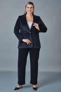 Hatunca - Plus Size Suit (HTC27K184082BB)
