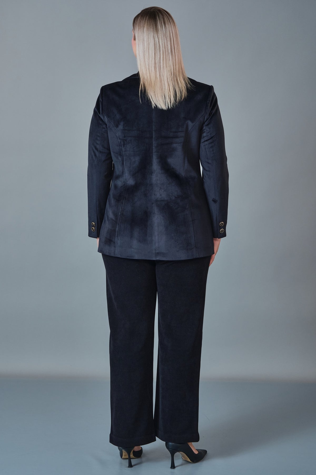 Hatunca - Plus Size Suit (HTC27K184082BB)