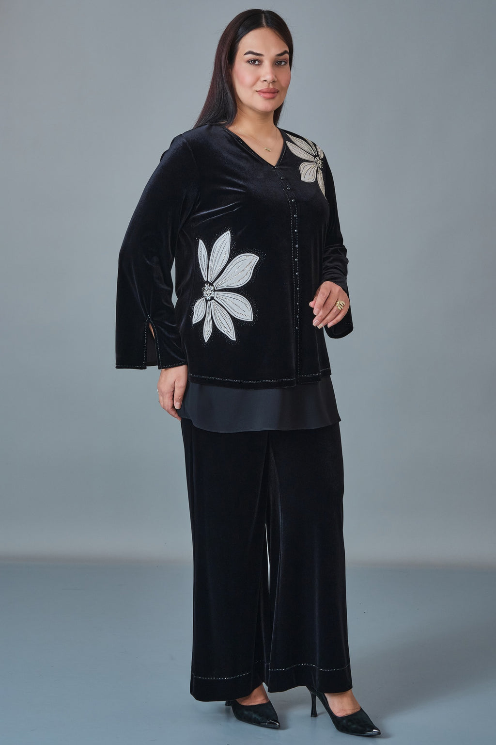 Quizas - Extended Plus Size Suit (QUZ27K6199-1)