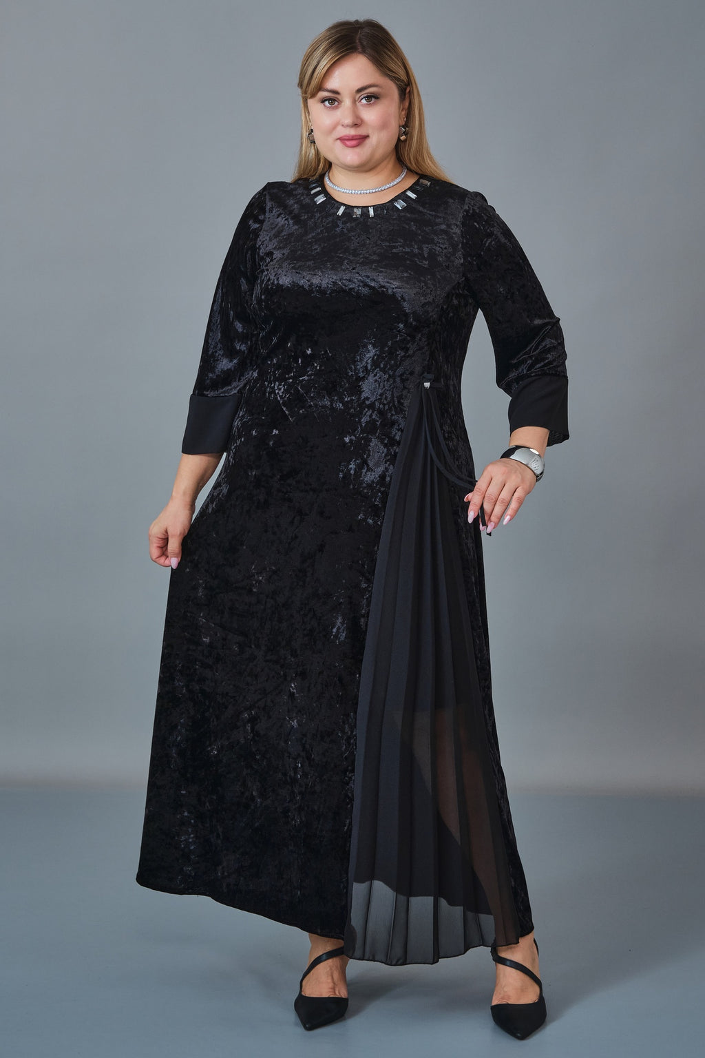 Chiffon Line - Plus Size Dress (CFL27K3533)