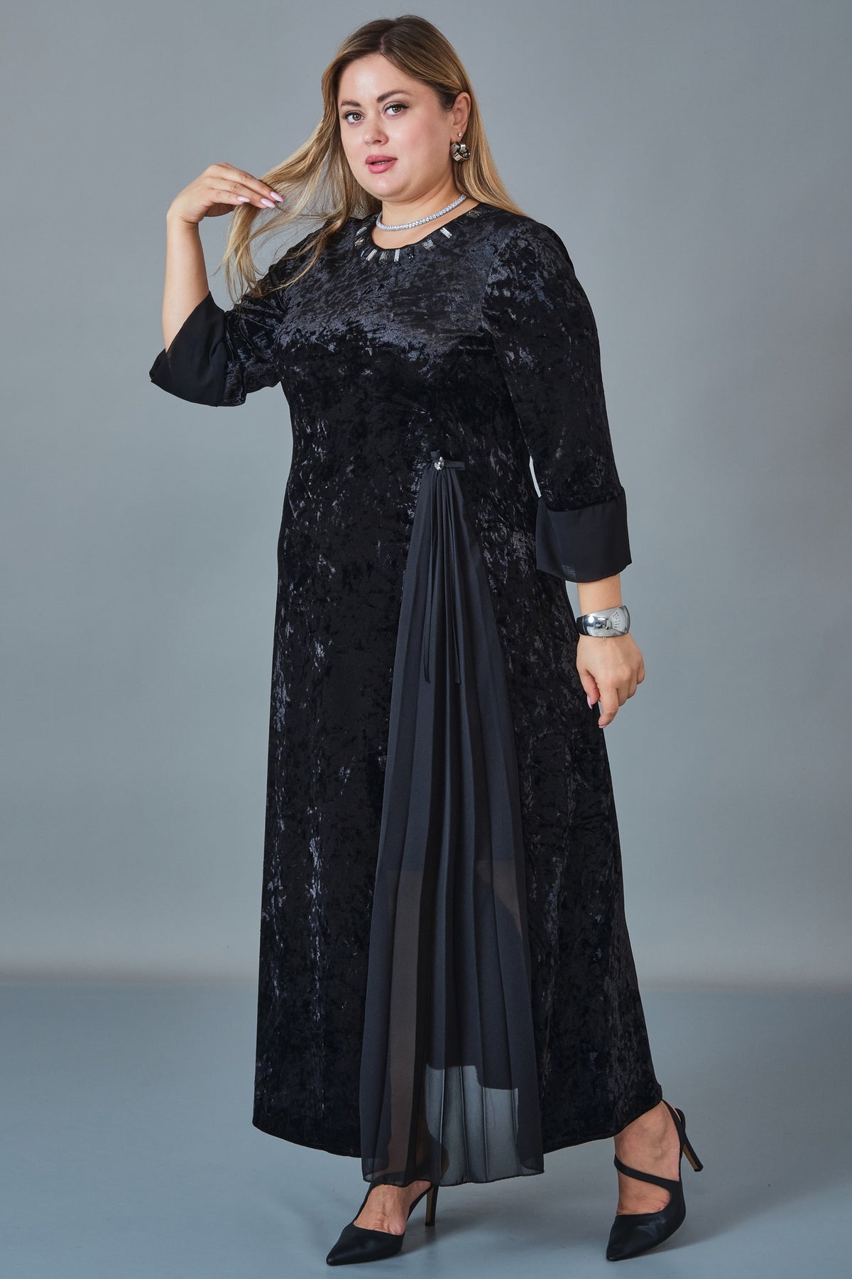 Chiffon Line - Plus Size Dress (CFL27K3533)