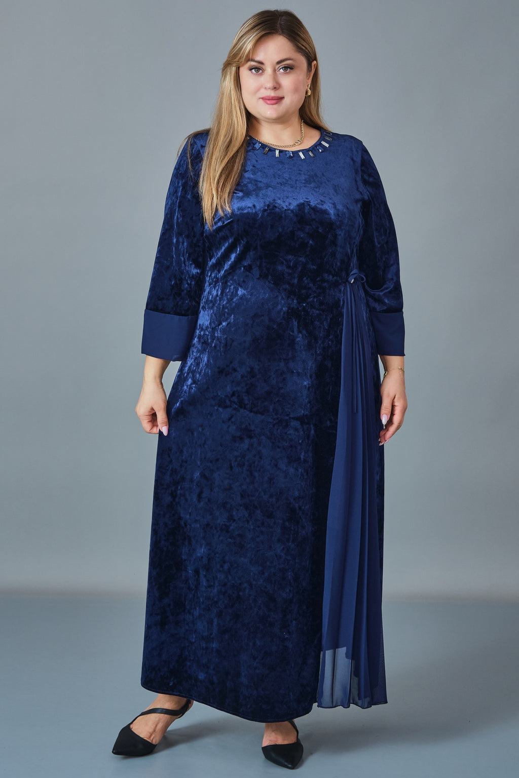 Chiffon Line - Plus Size Dress (CFL27K3533)