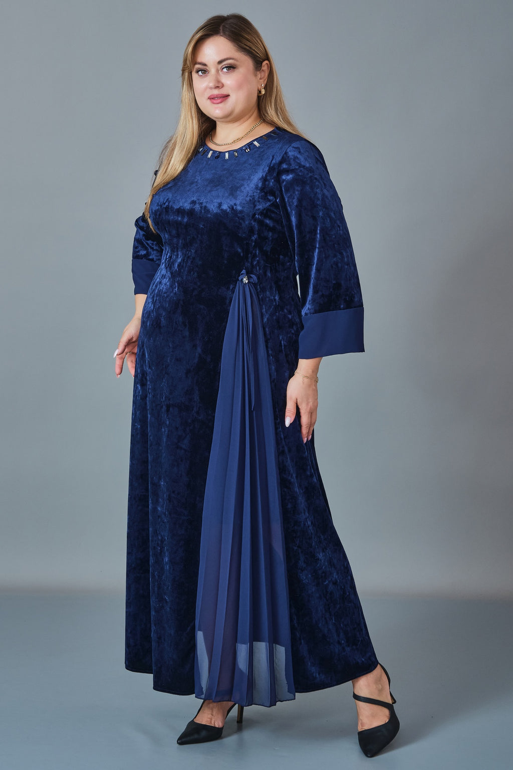 Chiffon Line - Plus Size Dress (CFL27K3533)