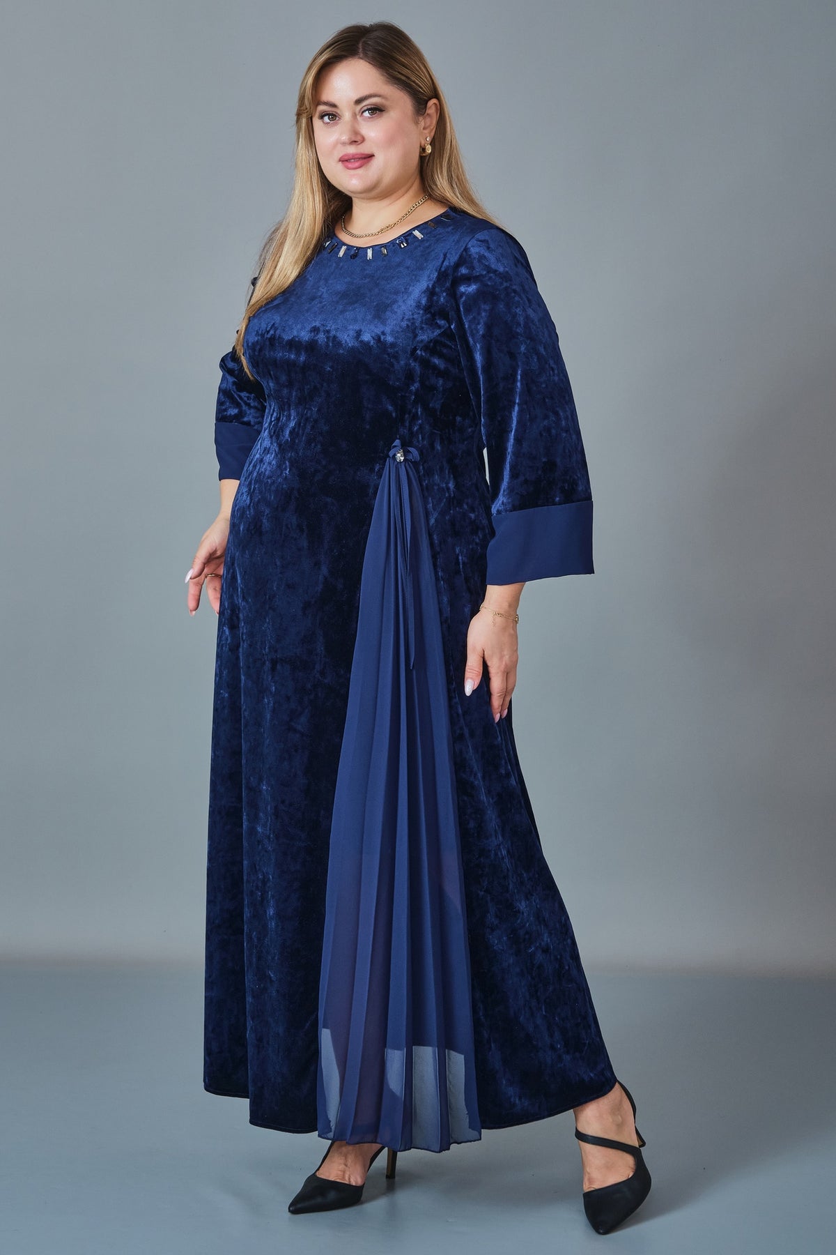 Chiffon Line - Plus Size Dress (CFL27K3533)
