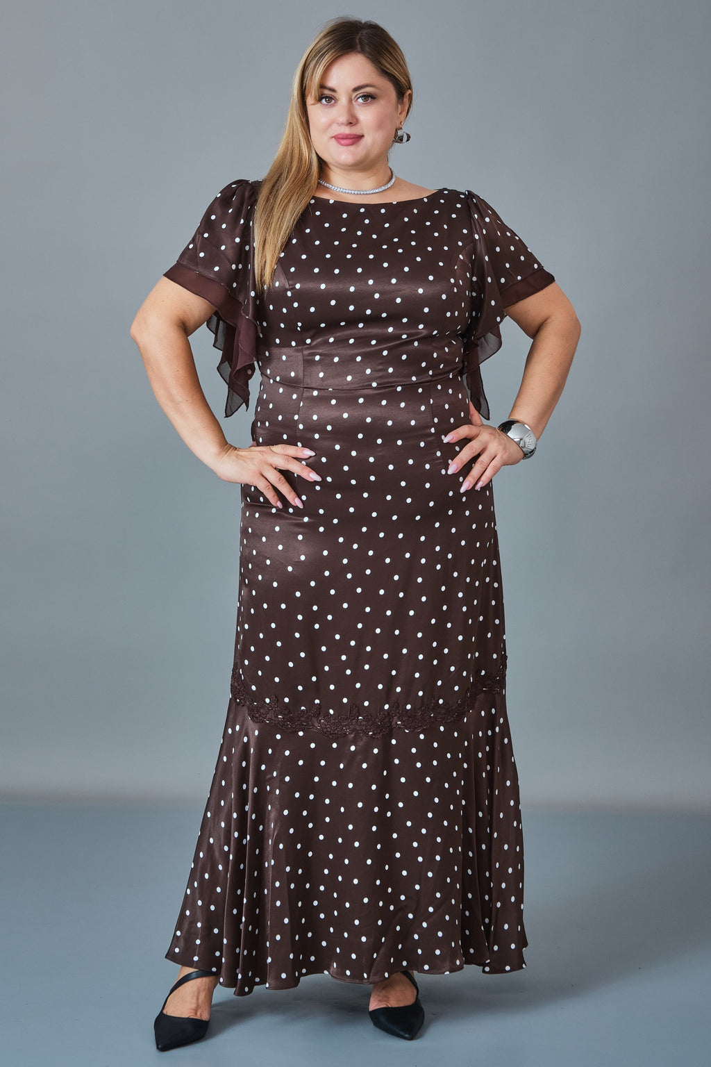 Chiffon Line - Plus Size Dress (CFL27K3503)