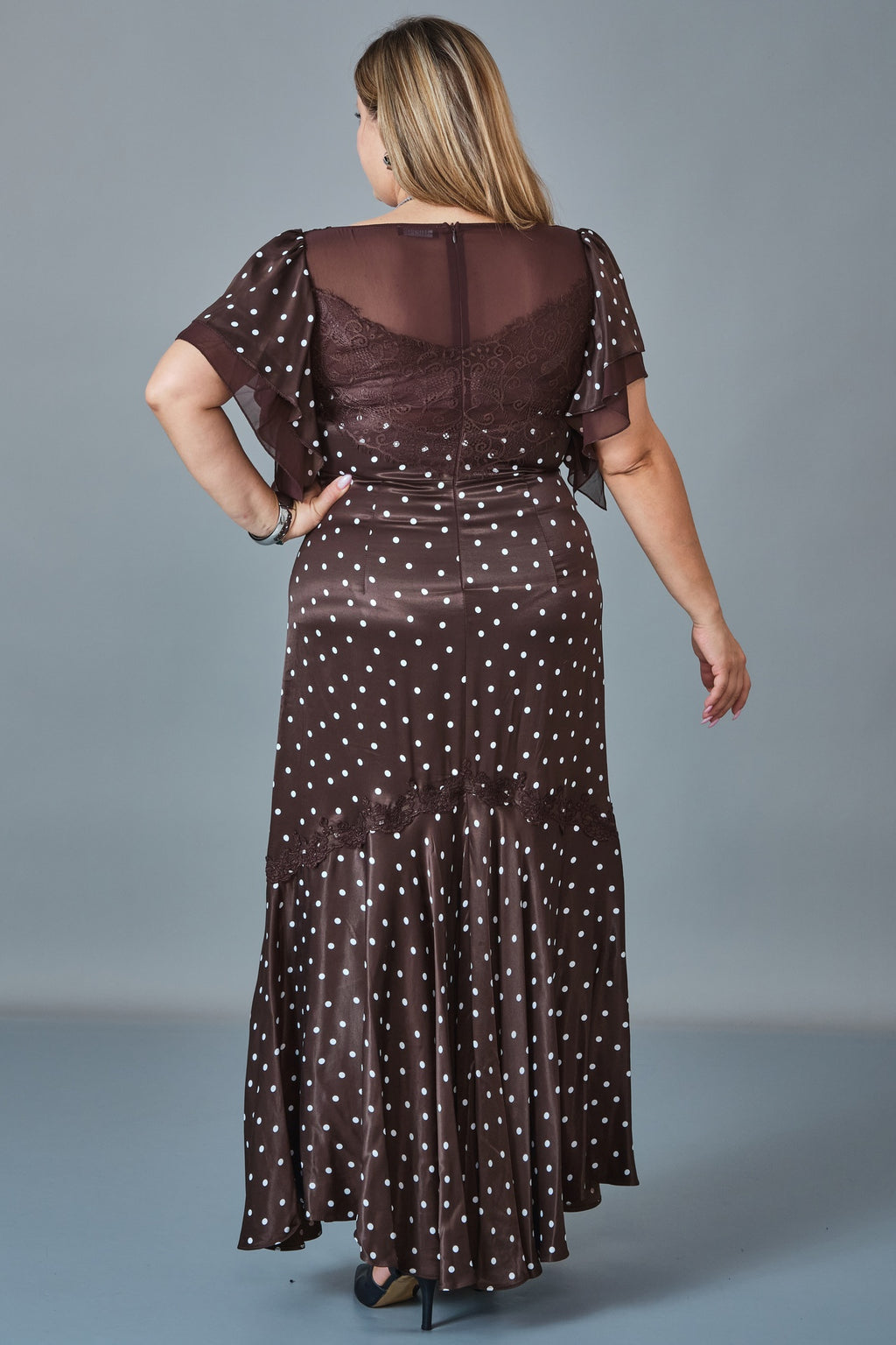 Chiffon Line - Plus Size Dress (CFL27K3503)