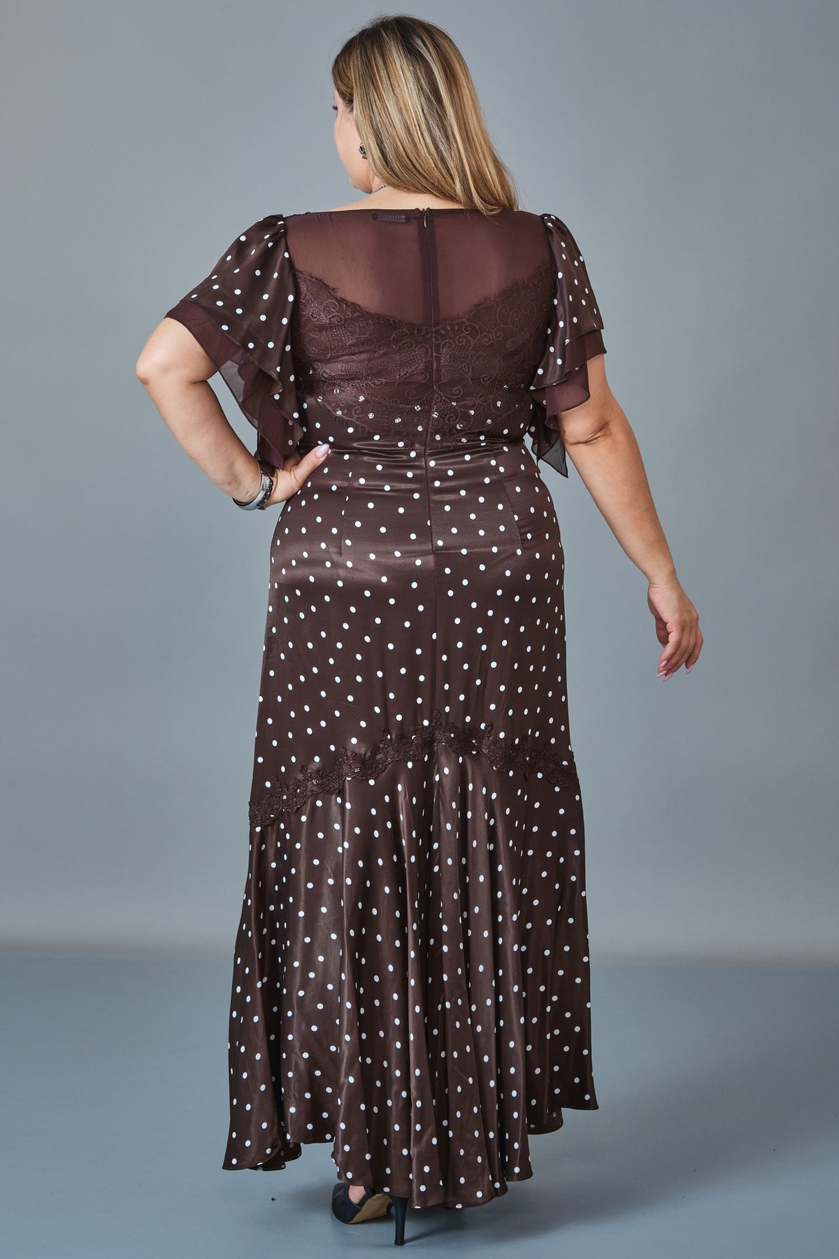 Chiffon Line - Plus Size Dress (CFL27K3503)