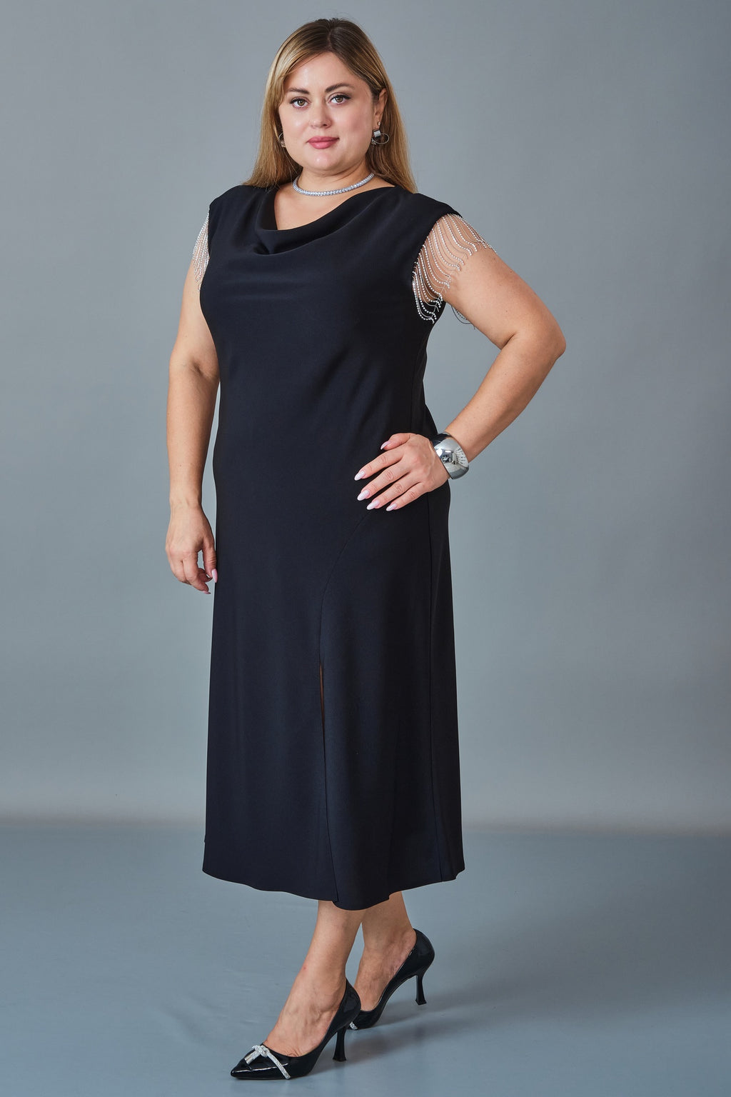 Chiffon Line - Plus Size Dress (CFL27K3536)