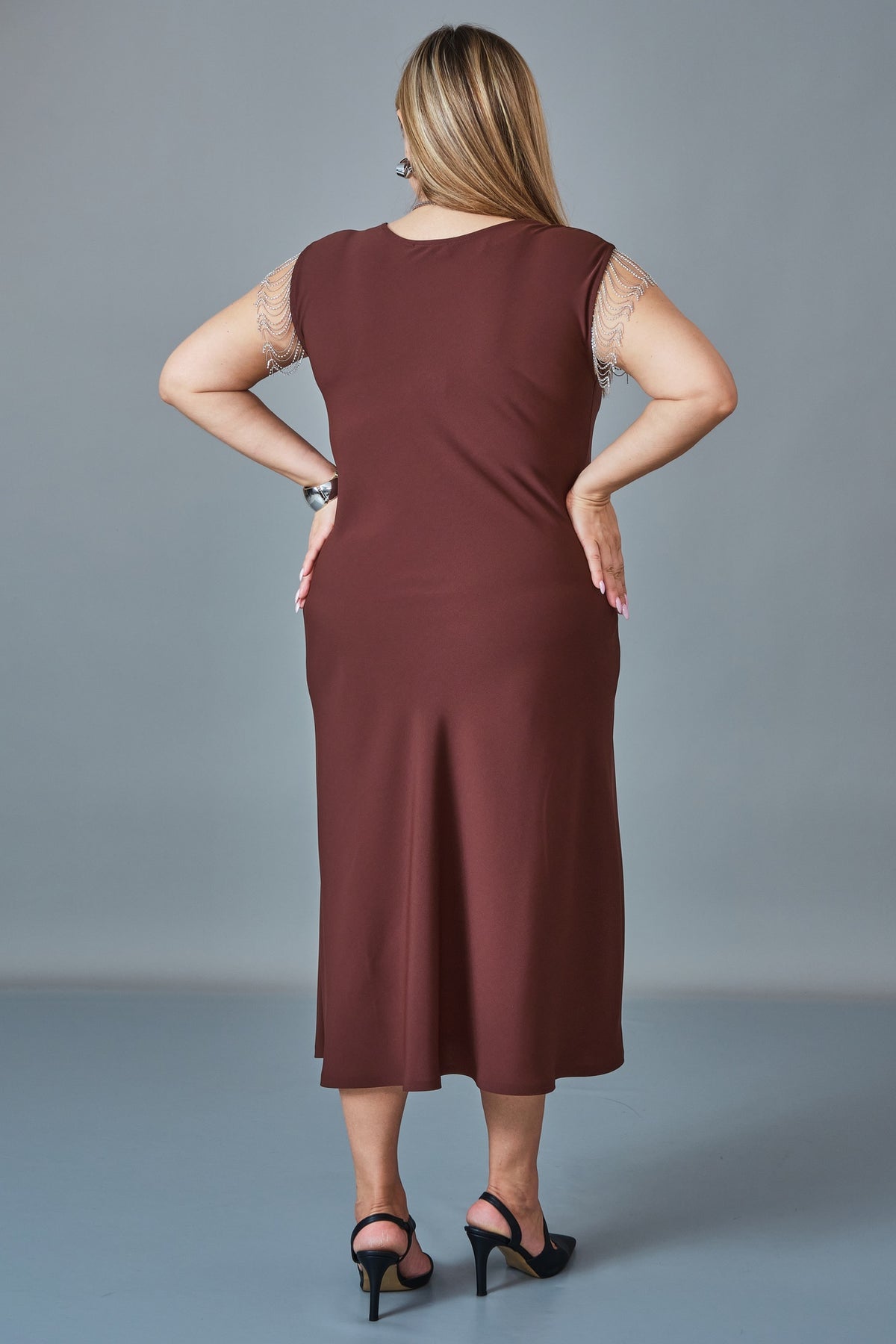 Chiffon Line - Plus Size Dress (CFL27K3536)