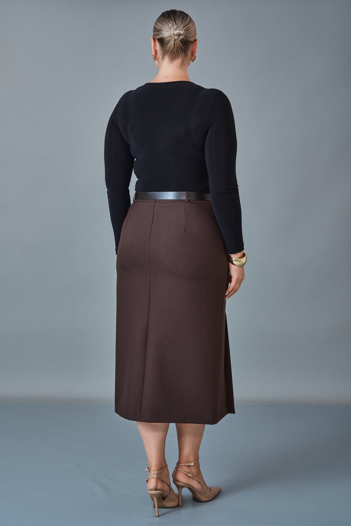 Butik Dayi - Plus Size Skirt (BDY27K31558-576)