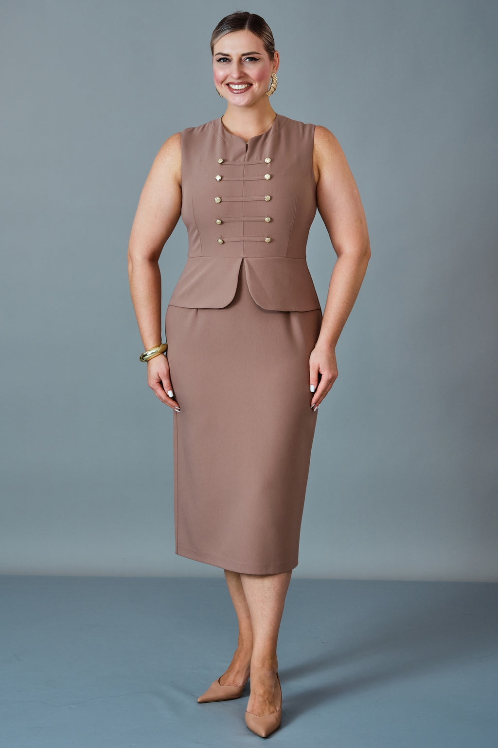 Butik Dayi - Plus Size Dress (BDY27K61379-576)