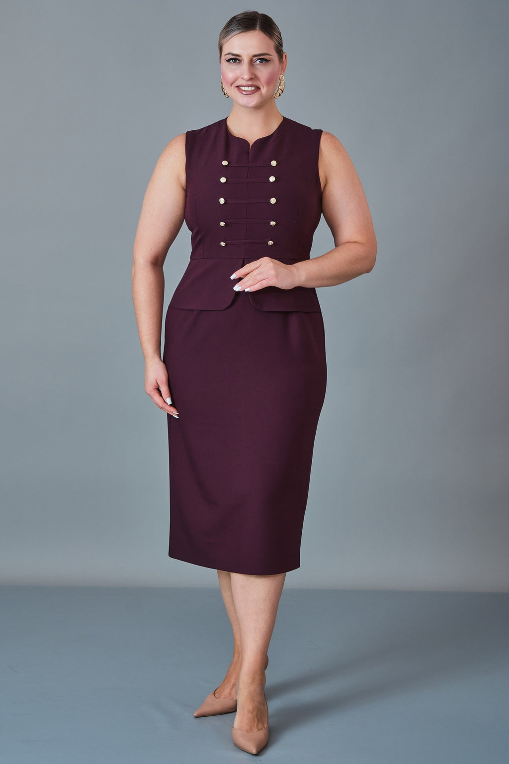 Butik Dayi - Plus Size Dress (BDY27K61379-576)