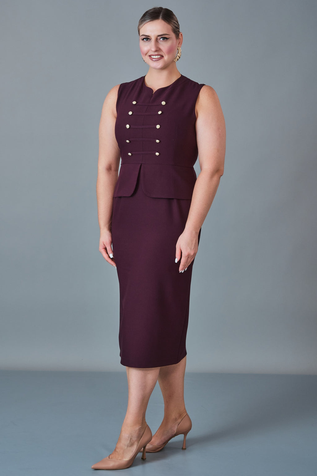 Butik Dayi - Plus Size Dress (BDY27K61379-576)