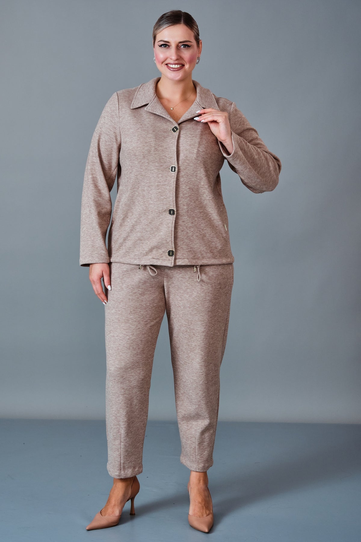 Elitline - Plus Size Suit (ELT27K7-10-4093)
