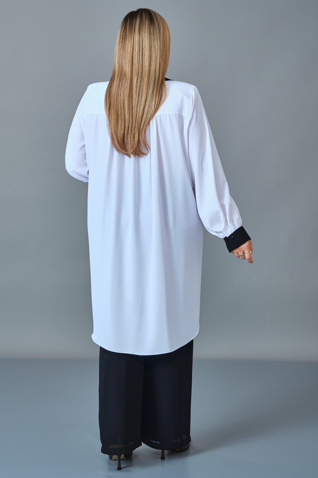 Kifayet - Extended Plus Size Tunic (KFT27K23812)