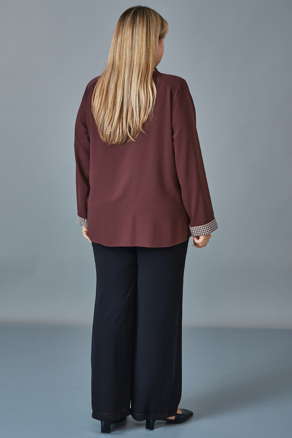 Kifayet - Extended Plus Size Blouse (KFT27K23822)