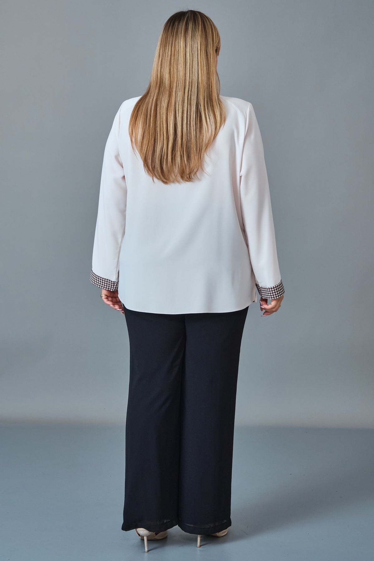 Kifayet - Extended Plus Size Blouse (KFT27K23822)