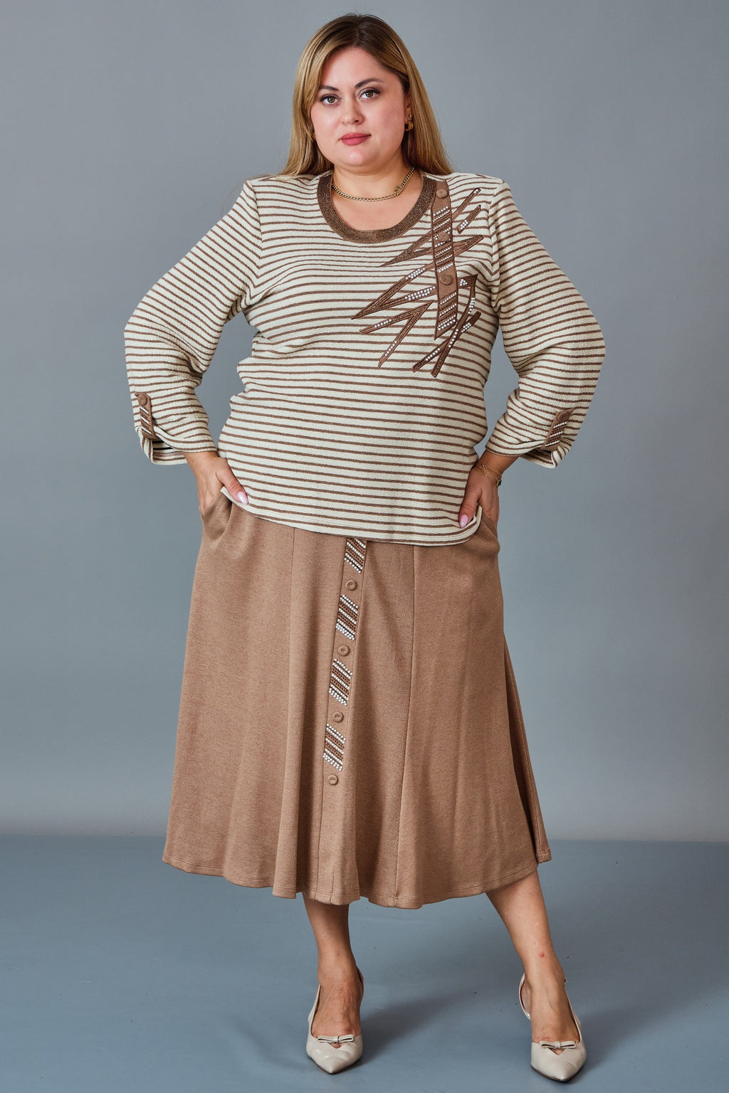 Gumanize - Plus Size Suit (GMZTK223-7314)