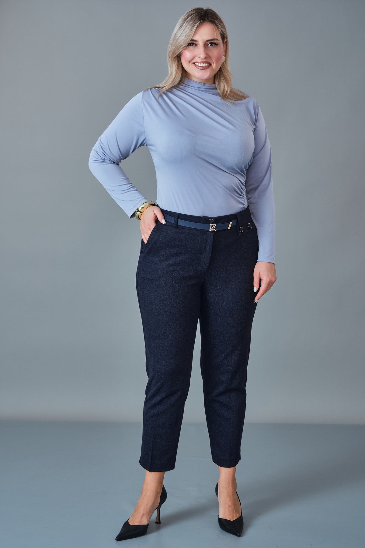 Elitline - Plus Size Trousers (ELT27K1-67-4147)