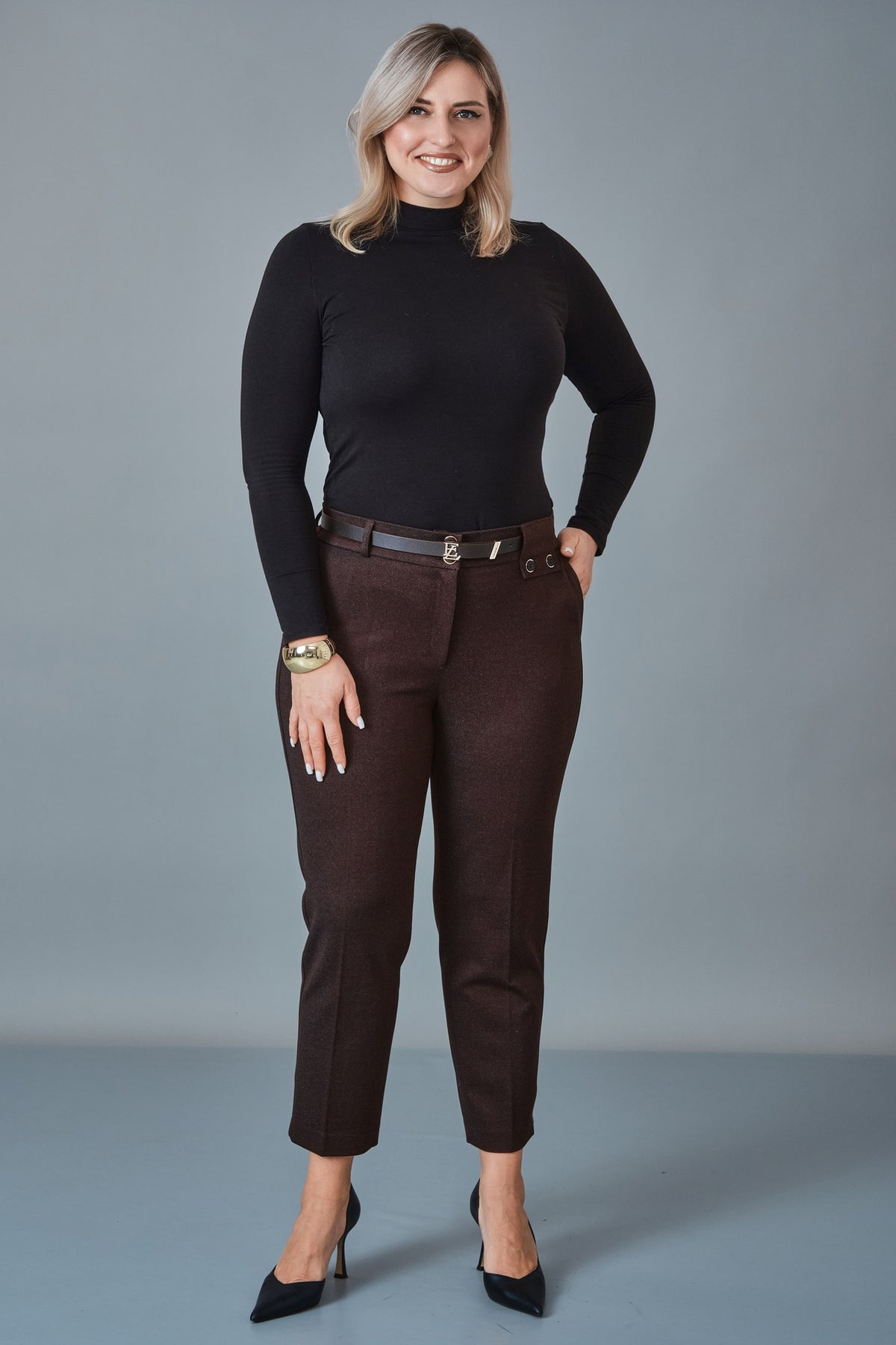 Elitline - Plus Size Trousers (ELT27K1-67-4147)