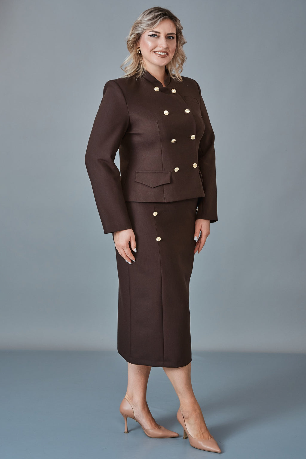 Butik Dayi - Plus Size Suit (BDY27K44430-31598-576)