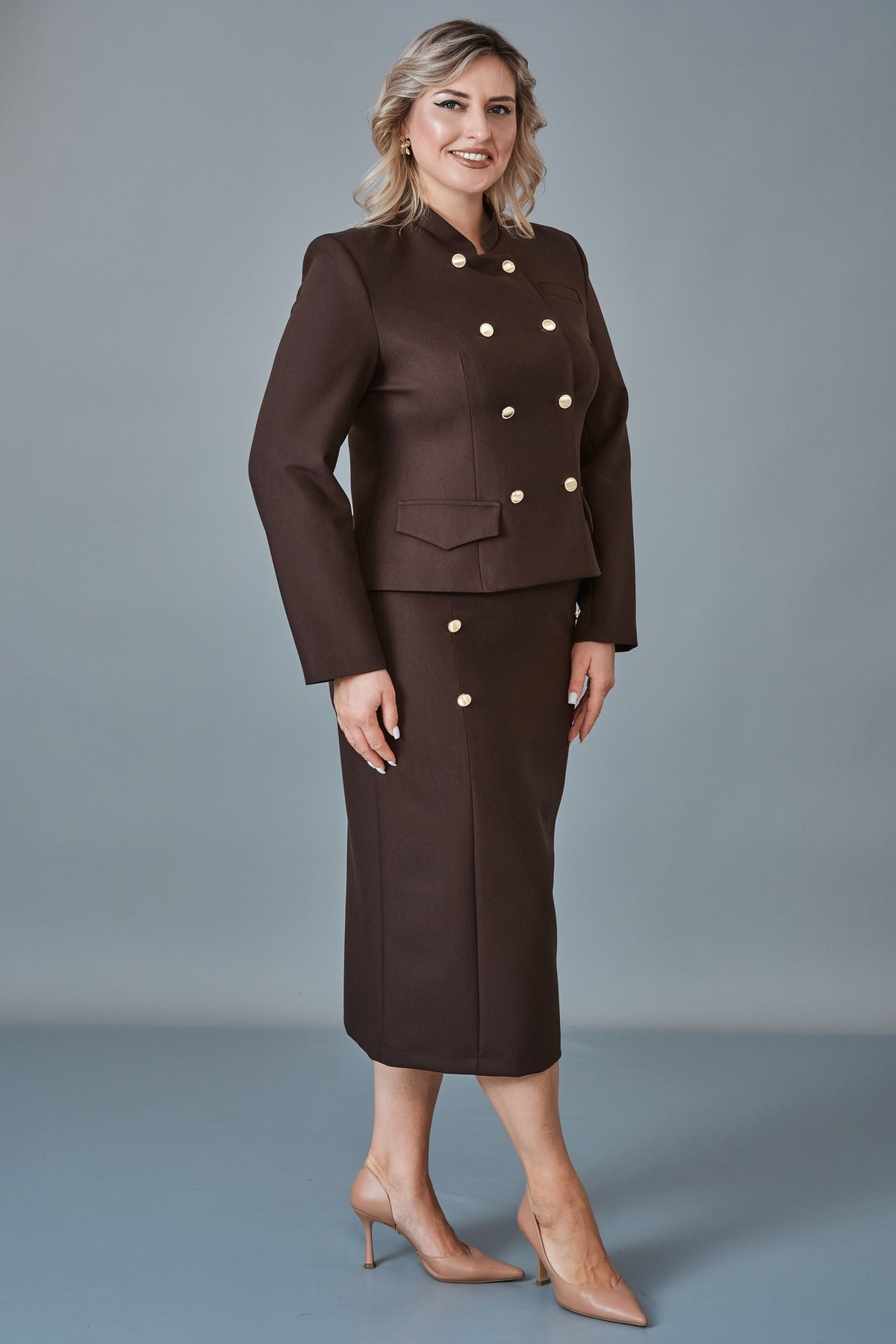 Butik Dayi - Plus Size Suit (BDY27K44430-31598-576)