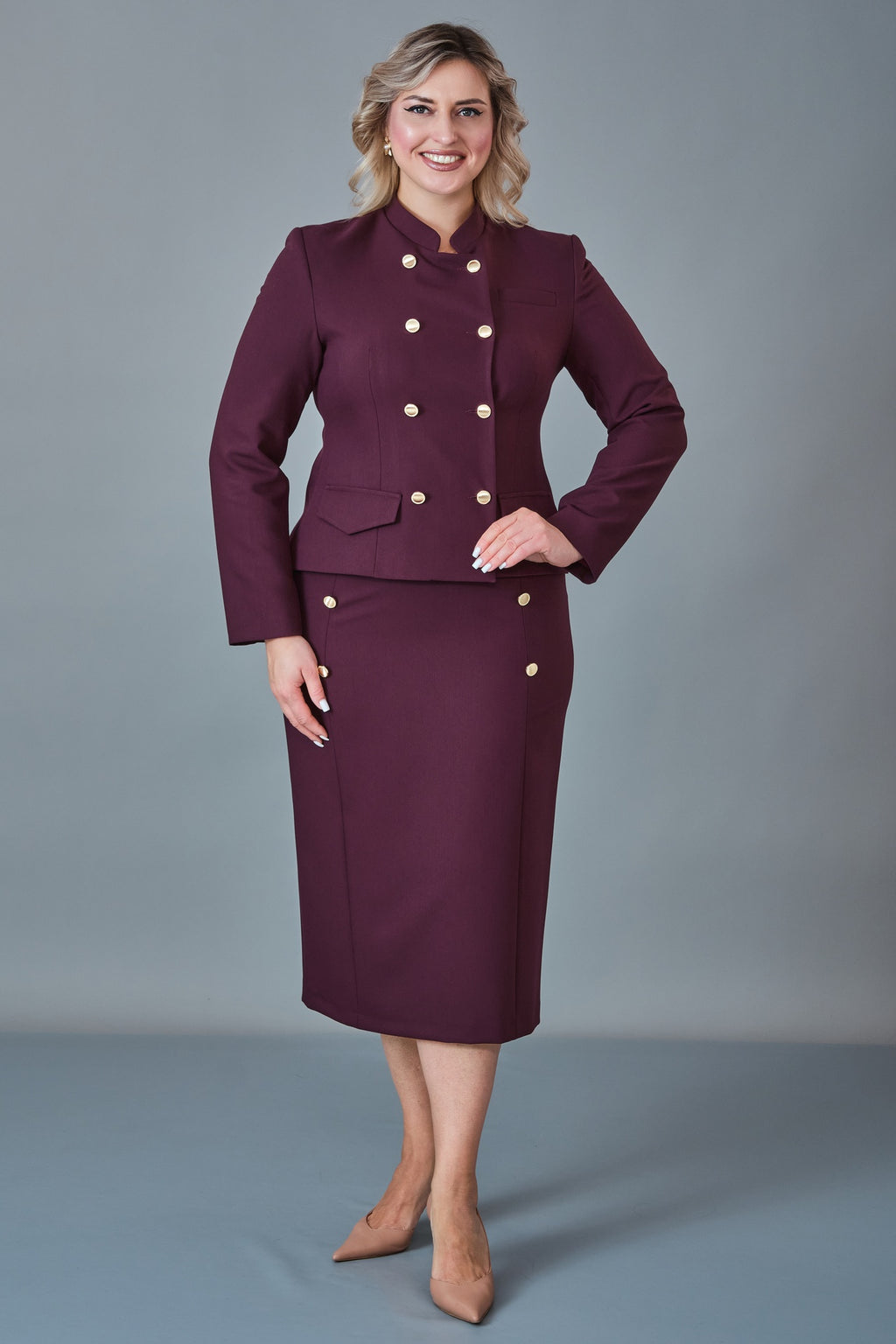 Butik Dayi - Plus Size Suit (BDY27K44430-31598-576)