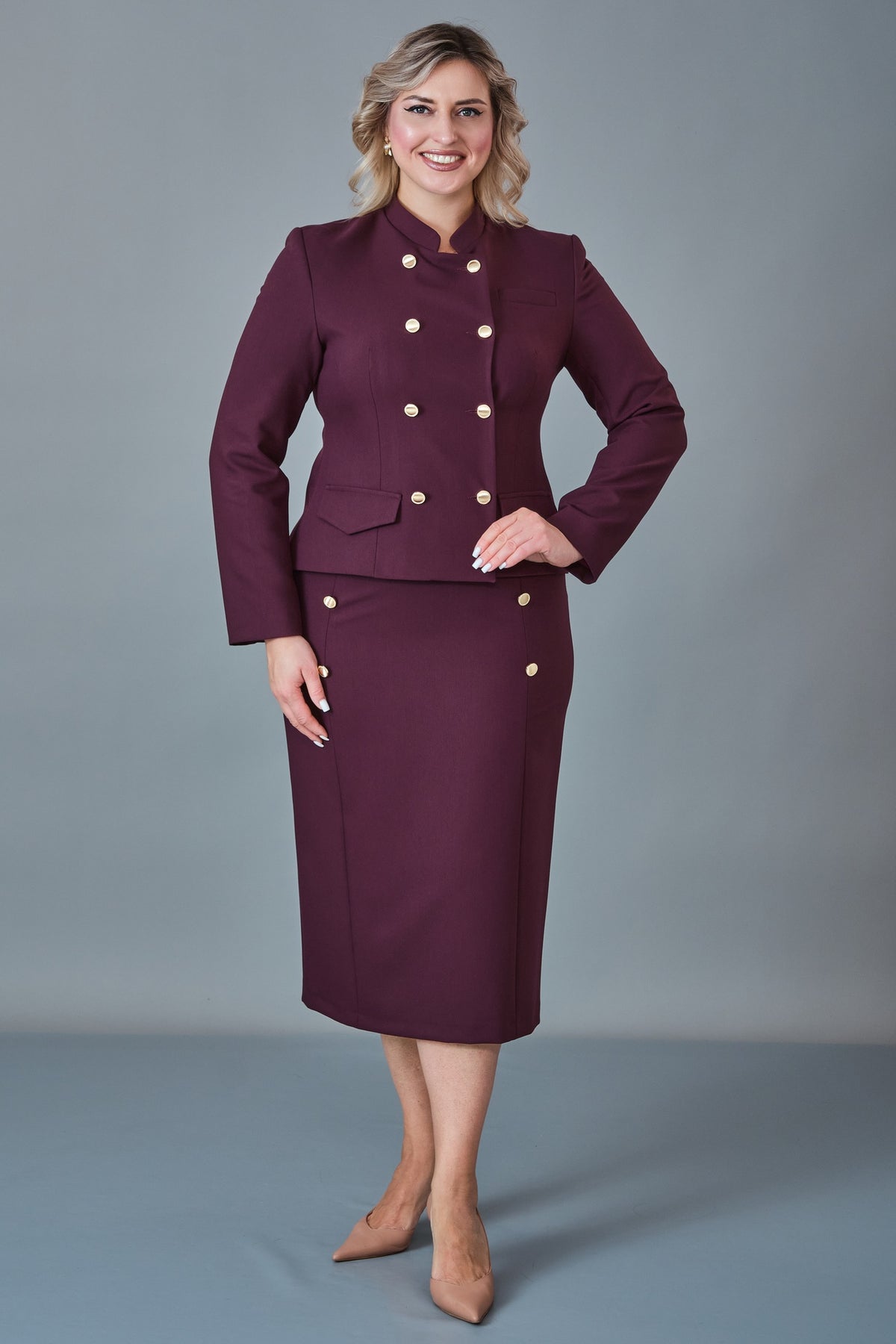 Butik Dayi - Plus Size Suit (BDY27K44430-31598-576)