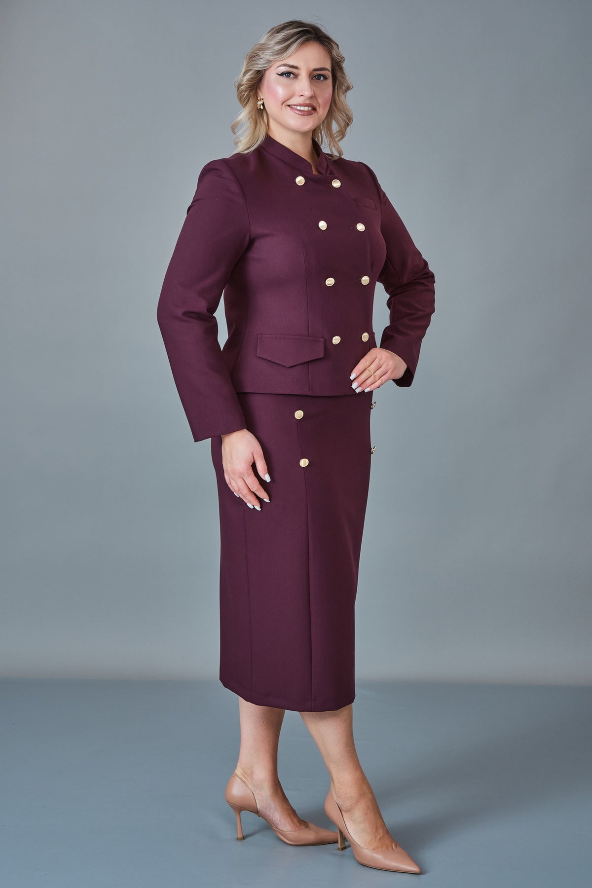 Butik Dayi - Plus Size Suit (BDY27K44430-31598-576)