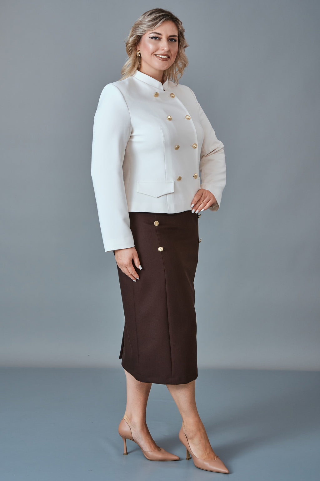 Butik Dayi - Plus Size Suit (BDY27K44430-31598-576)