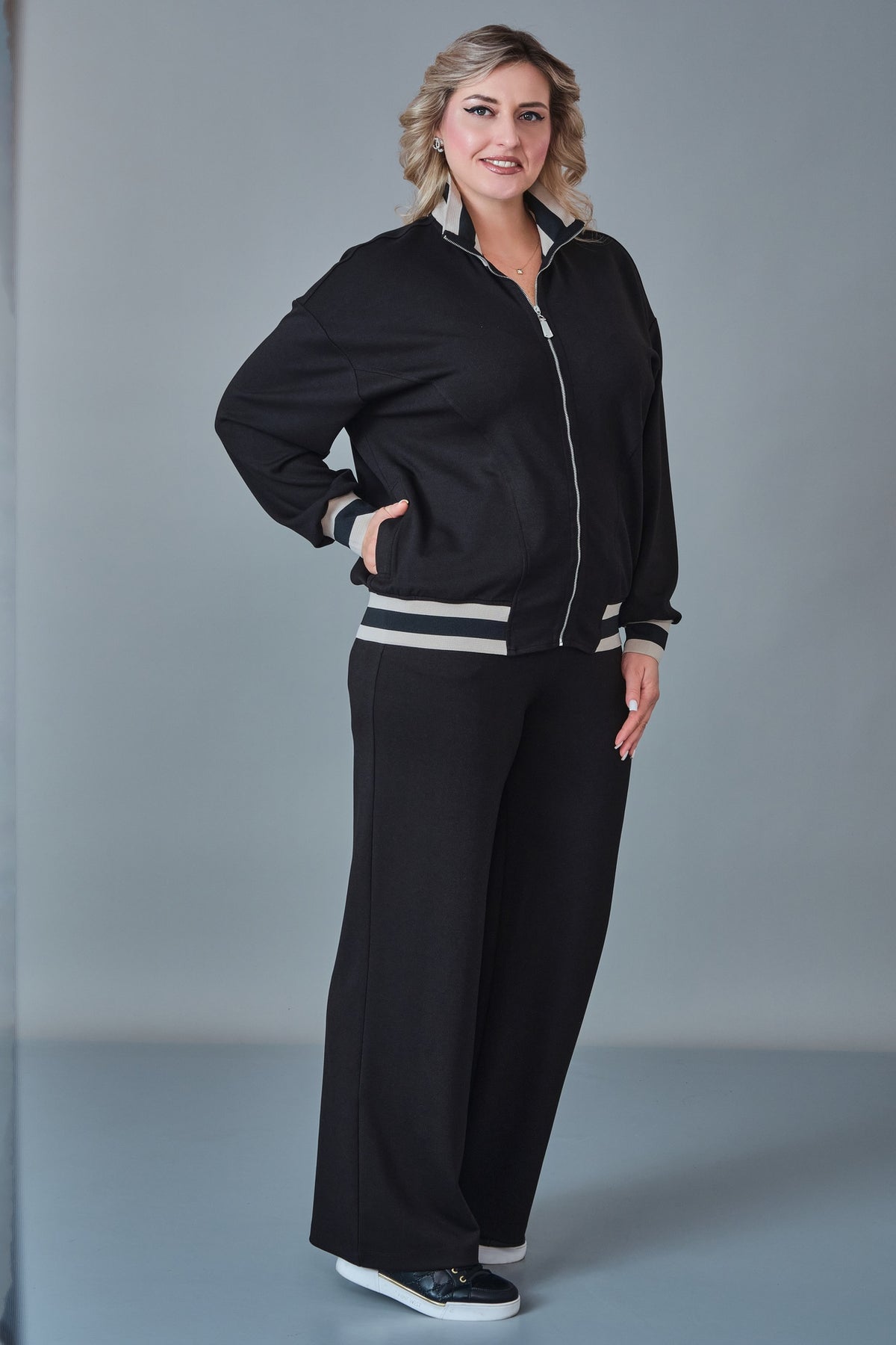 Salkim - Plus Size Suit (SAL27K66566BB)