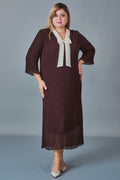 Chiffon Line - Plus Size Dress (CFL27K3521-U)