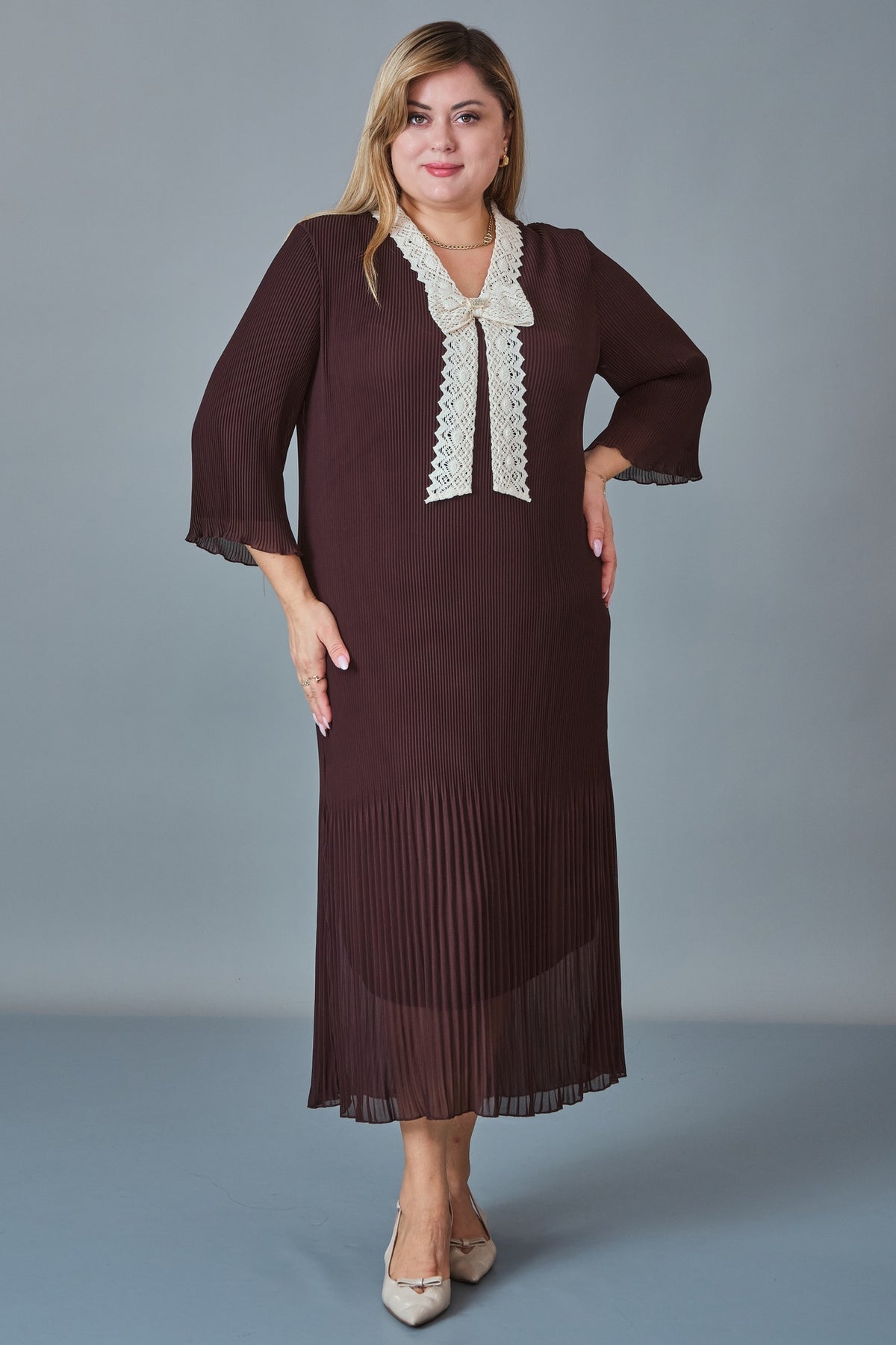 Chiffon Line - Plus Size Dress (CFL27K3521-U)