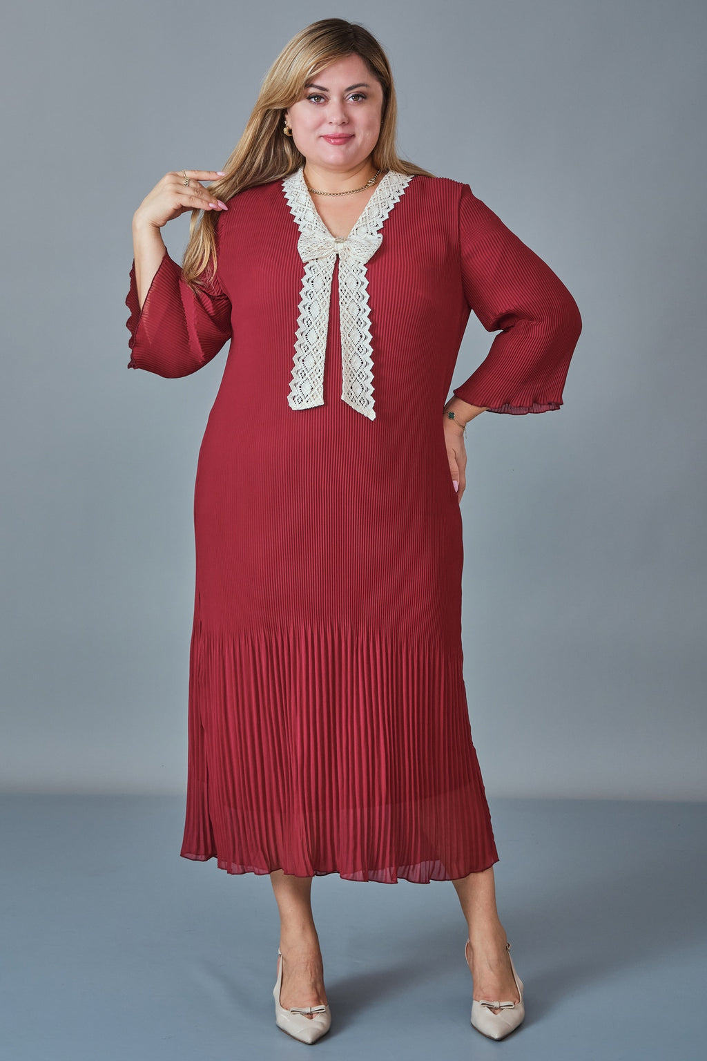 Chiffon Line - Plus Size Dress (CFL27K3521-U)