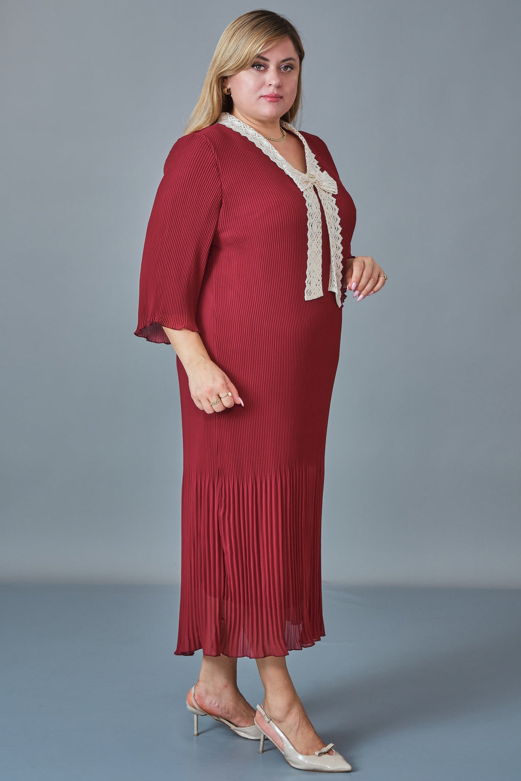 Chiffon Line - Plus Size Dress (CFL27K3521-U)