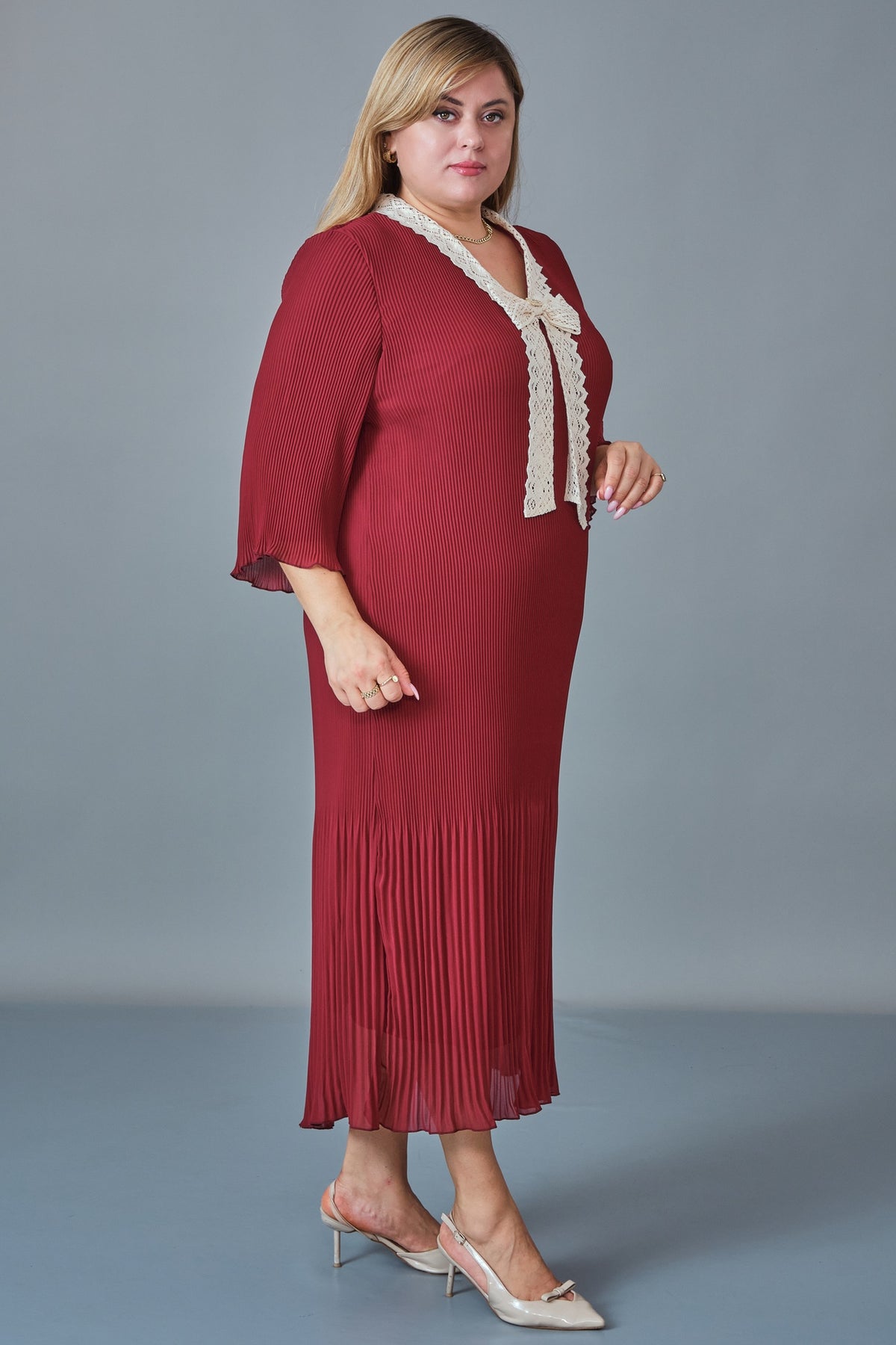 Chiffon Line - Plus Size Dress (CFL27K3521-U)
